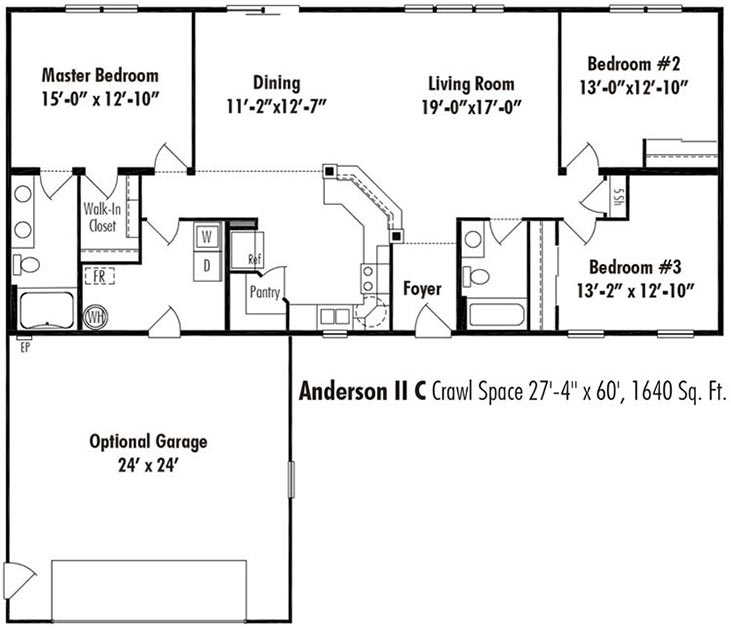 Anderson C Floor Plans