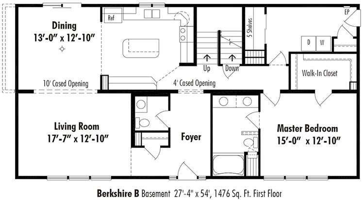 Berkshire B Floor Plans