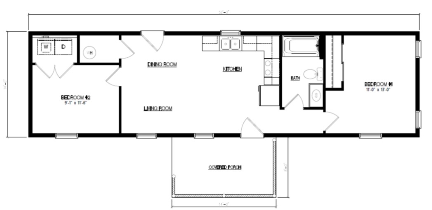 Frontier Modular Home Floor Plan