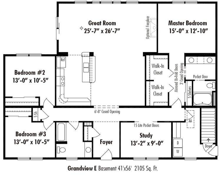 Grandview E Floor Plans