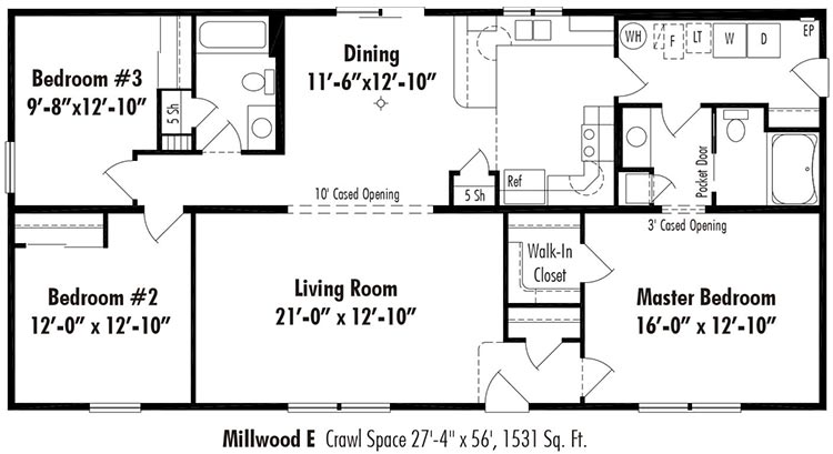 Millwood Floor Plan E